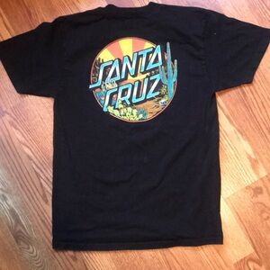 Santa Cruz Black Graphic T-Shirt